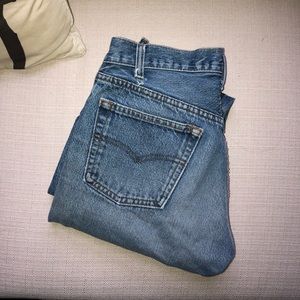 Vintage Levi’s jeans.